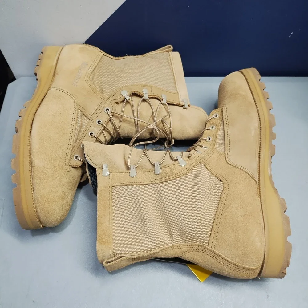 Belleville Infantry Military Combat Boots Mens Size 13W Tan Gore-Tex Waterproof